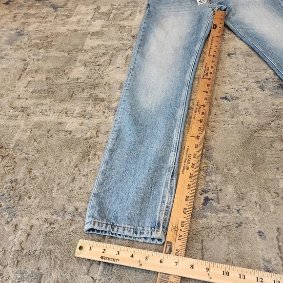 NWT GANNI classic denim slit jeans.Size 28X32.